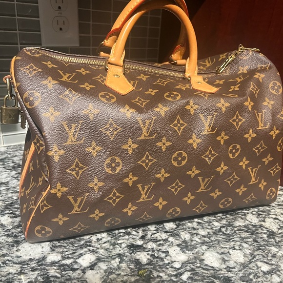 Louis Vuitton Monogram speedy bandoulier 35 full inclusion - Picture 5 of 16